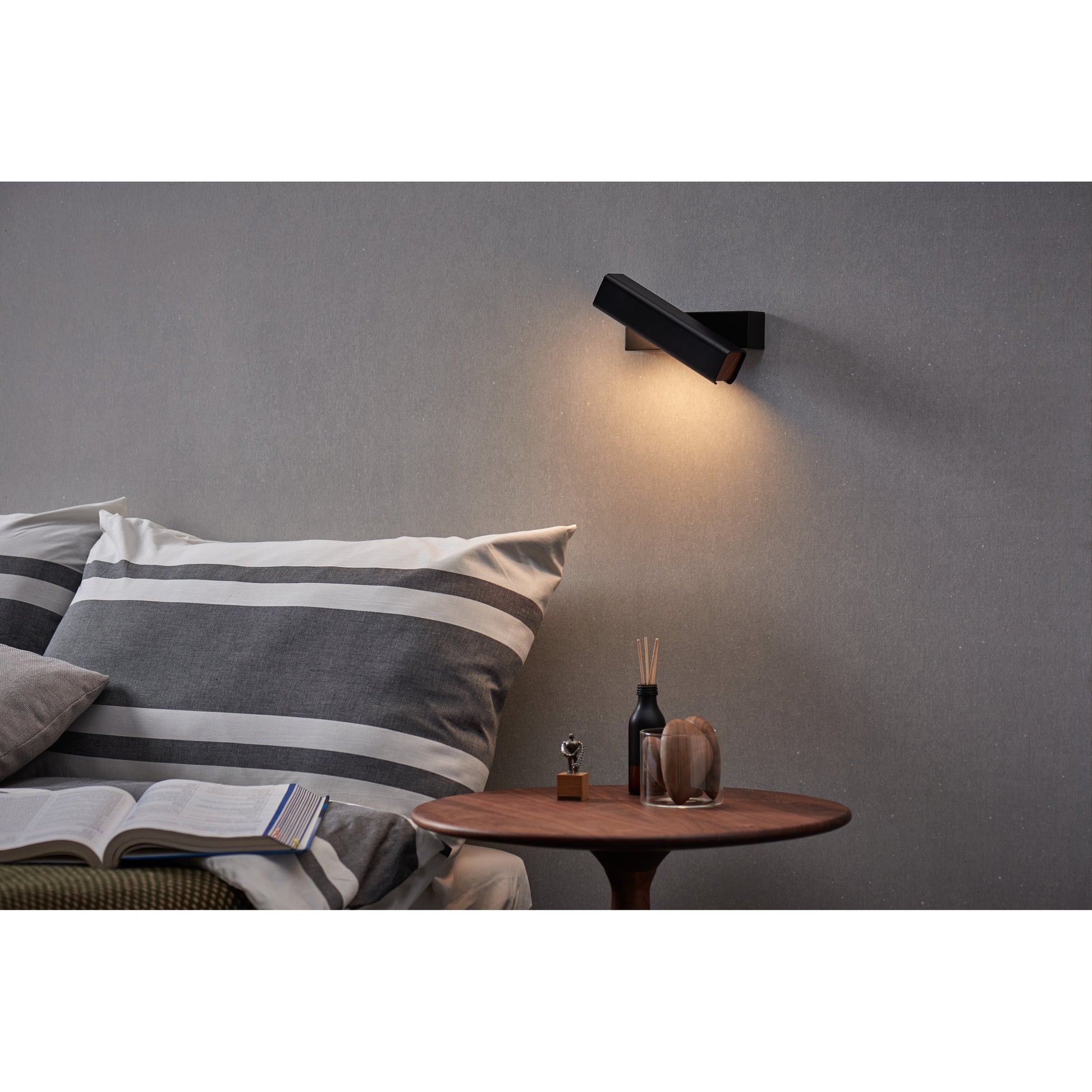 Mumu Wall Lamp by Seed Design. Made from aluminum, wood in a modern style.