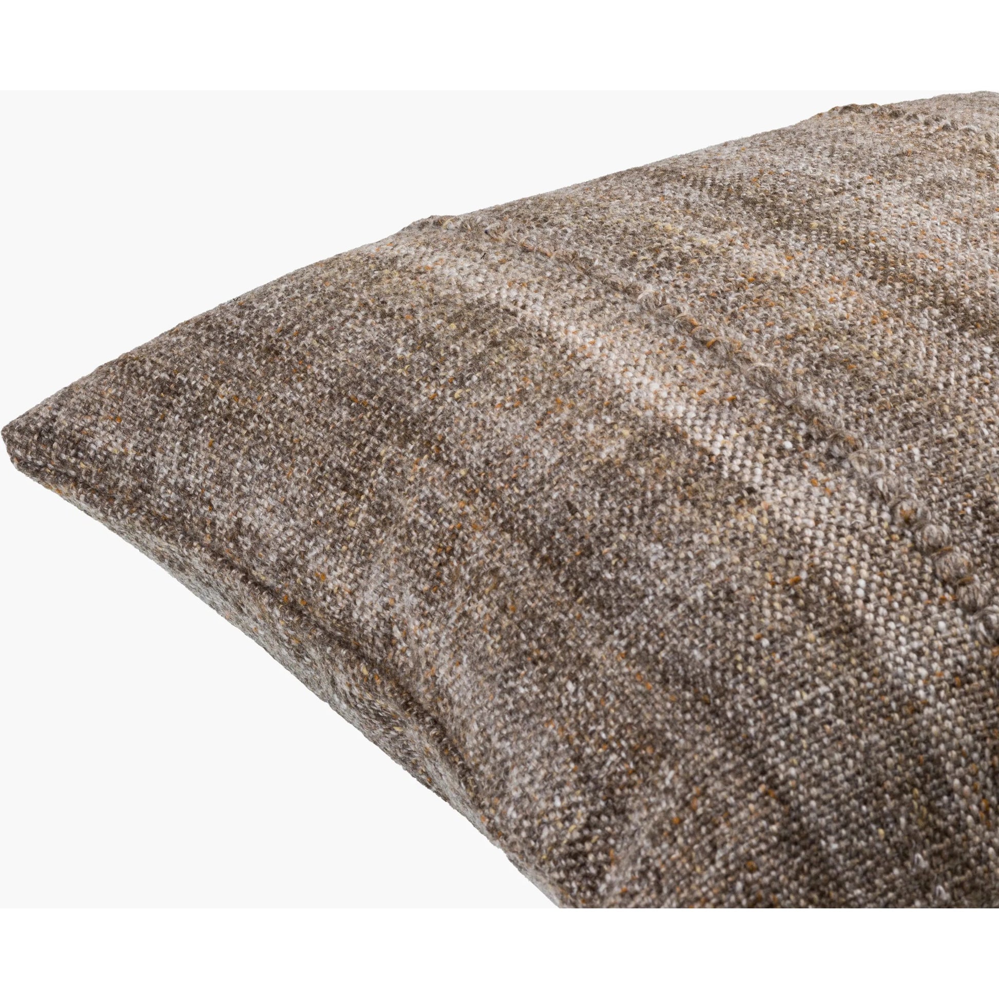 Mudcloth Indoor/Outdoor Pillow by Surya. Made from front: 100% recycled pet yarn, back: 100% recycled pet yarn in a cottage & farmhouse style.