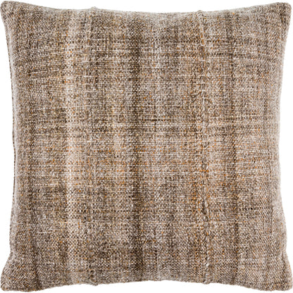 Mudcloth Indoor/Outdoor Pillow by Surya. Made from front: 100% recycled pet yarn, back: 100% recycled pet yarn in a cottage & farmhouse style.