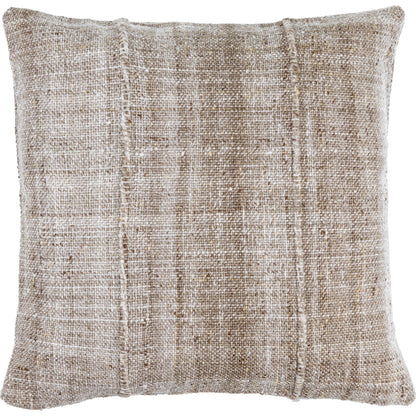 Mudcloth Indoor/Outdoor Pillow by Surya. Made from front: 100% recycled pet yarn, back: 100% recycled pet yarn in a cottage & farmhouse style.
