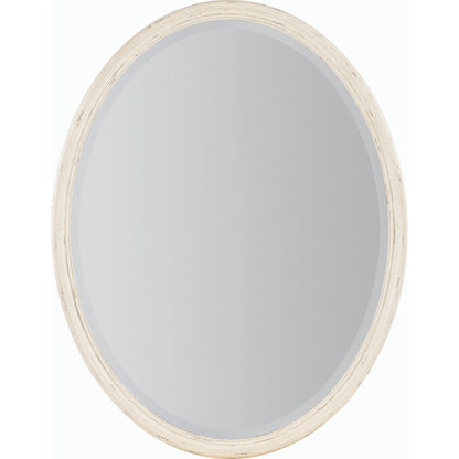 Americana Oval Mirror by Hooker Furniture. Made from wood and mirror in a modern style.
