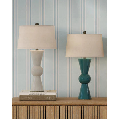 Upbeat Table Lamp by Currey and Company. Made from terracotta, wrought iron in a modern style.