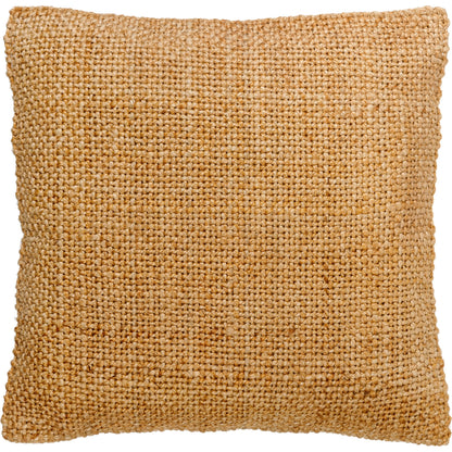 Meerut Pillow - 479603 by Surya in beige, sand, wheat. Made from front: 100% jute, back: 100% jute in a modern style.