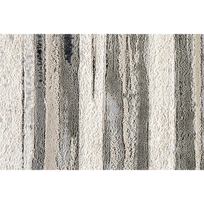 Micah Rug - 3049F by Feizy in silver, gray, black. Made from polyester, polypropylene in a unique style.