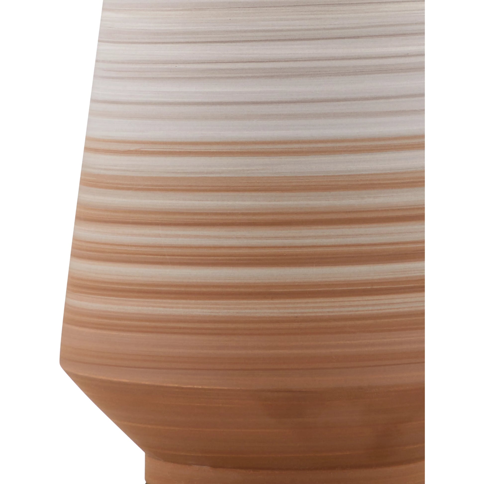 Geologie Table Lamp by Currey and Company in beige, pale gray, brown, antique brass. Made from porcelain, metal in a modern style.