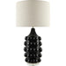 Island Bubbles Accent Table Lamp by Surya in glazed, translucent. Made from ceramic, crystal, linen, polyester in a unique style.