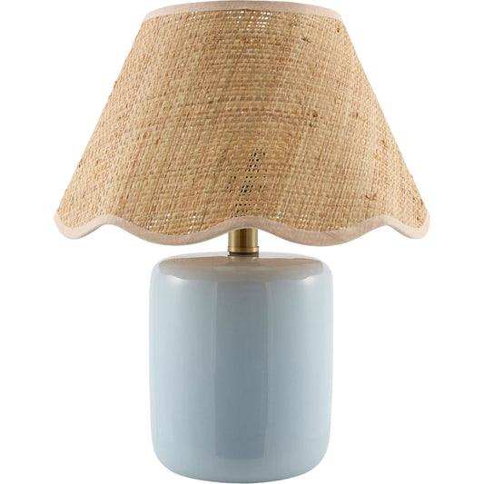 000 SI-2632215 | Primary Silo | Marivela Accent Table Lamp by Livabliss in glazed. Made from ceramic, seagrass, polyester in a unique style.