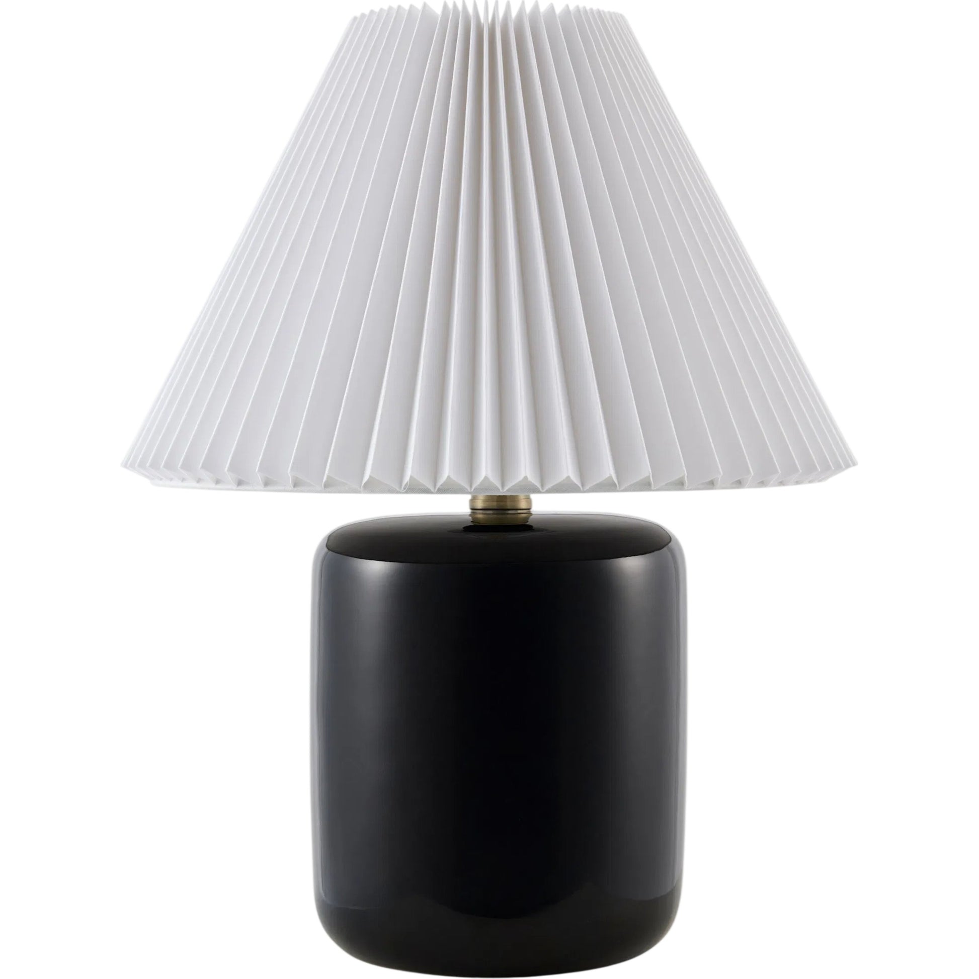 Marivela Accent Table Lamp by Livabliss in glazed. Made from ceramic, linen, polyester in a unique style.