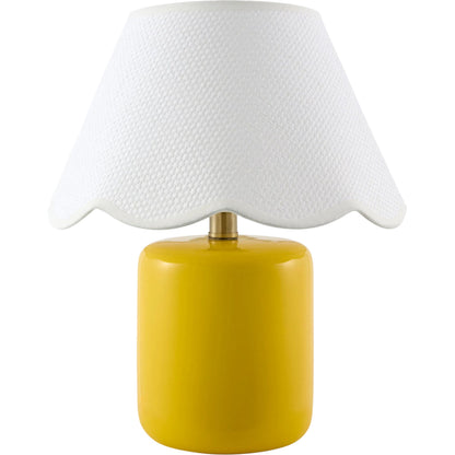 Marivela Accent Table Lamp by Livabliss in glazed. Made from ceramic, seagrass, polyester in a unique style.