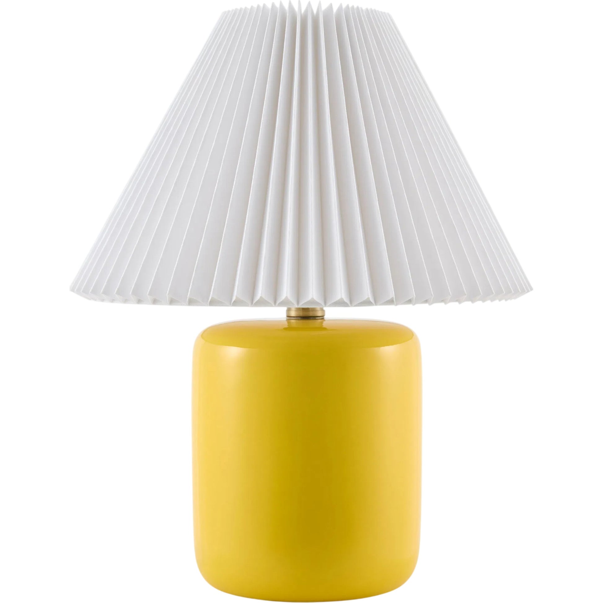 Marivela Accent Table Lamp by Livabliss in glazed. Made from ceramic, linen, polyester in a unique style.