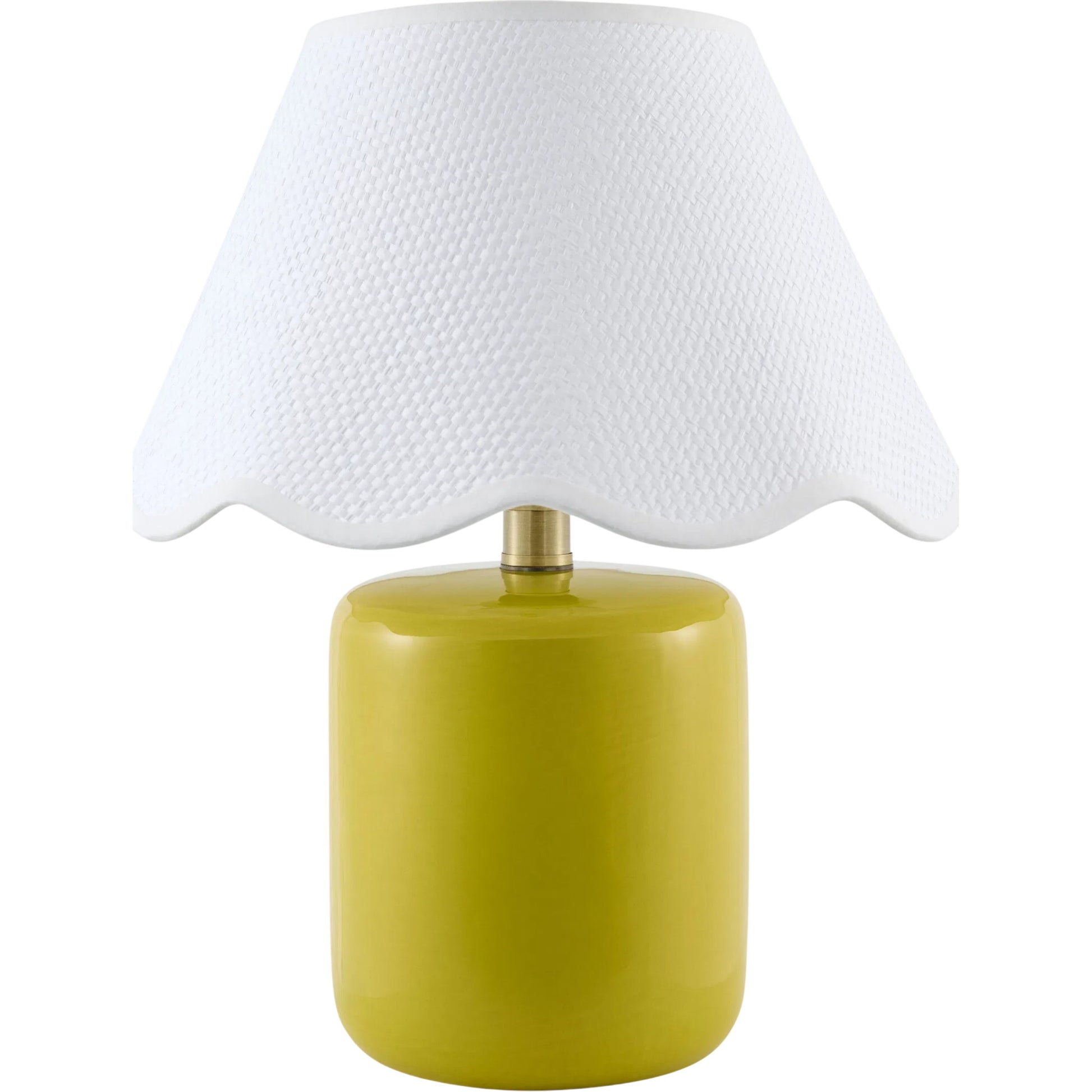 Marivela Accent Table Lamp by Livabliss in glazed. Made from ceramic, seagrass, polyester in a unique style.