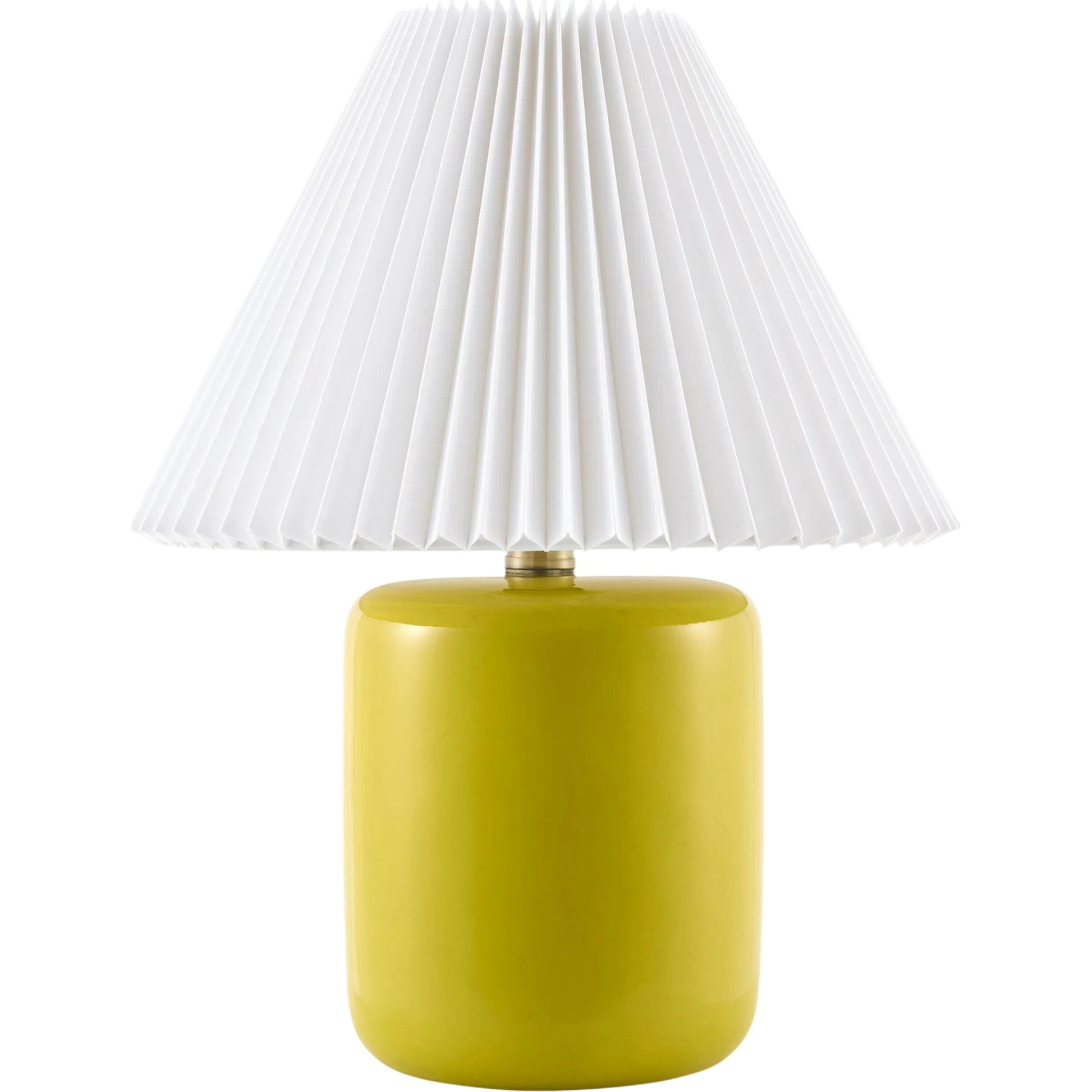 Marivela Accent Table Lamp by Livabliss in glazed. Made from ceramic, linen, polyester in a unique style.