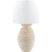 Paradise Bay Accent Table Lamp by Surya in painted, electroplated. Made from rattan, linen, plastic, iron in a unique style.