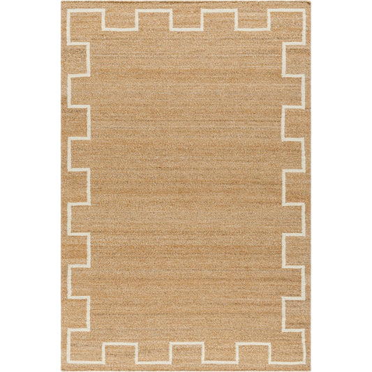 Battle Canoe MXBC-2300 Rug by Surya in tan, ivory. Made from wool in a unique style.