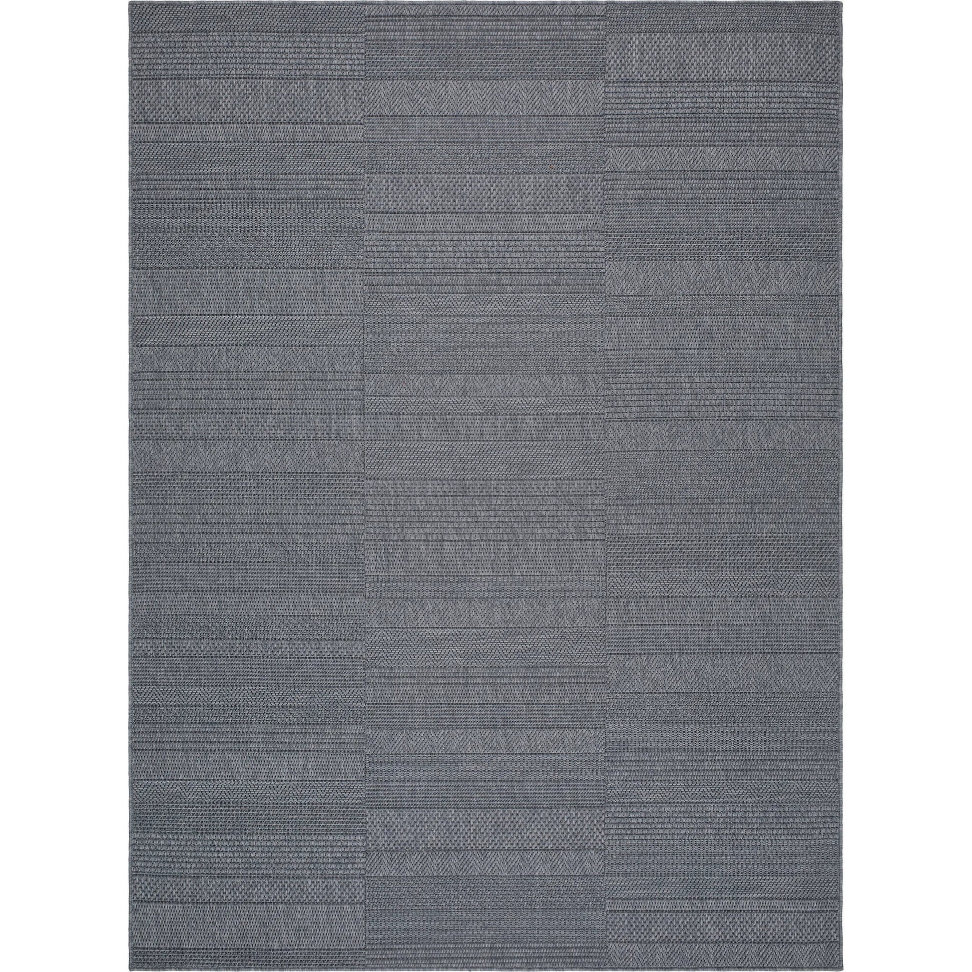 Five O'clock Somewhere MXFO-2300 Indoor/Outdoor Rug by Livabliss in slate gray, charcoal, steel.. Made from polypropylene in a unique style.