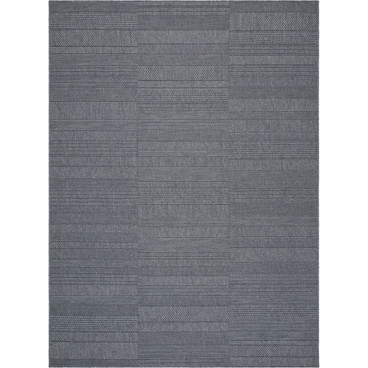 Five O'clock Somewhere MXFO-2300 Indoor/Outdoor Rug by Livabliss in slate gray, charcoal, steel.. Made from polypropylene in a unique style.