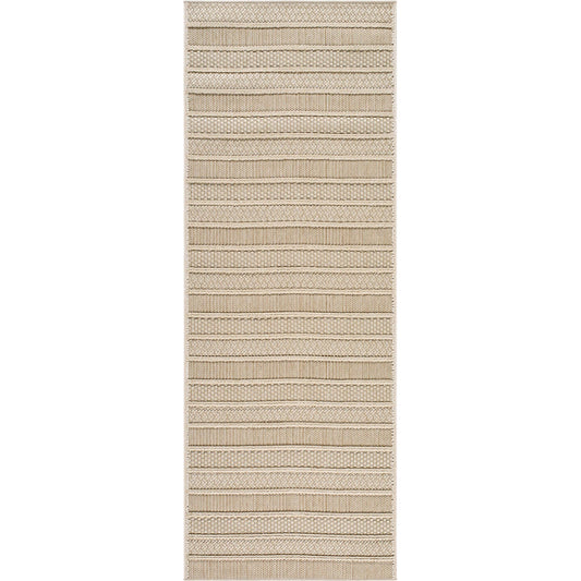 La Playa MXLP-2300 Indoor/Outdoor Rug by Livabliss in beige, sand, cream. Made from polypropylene in a unique style.