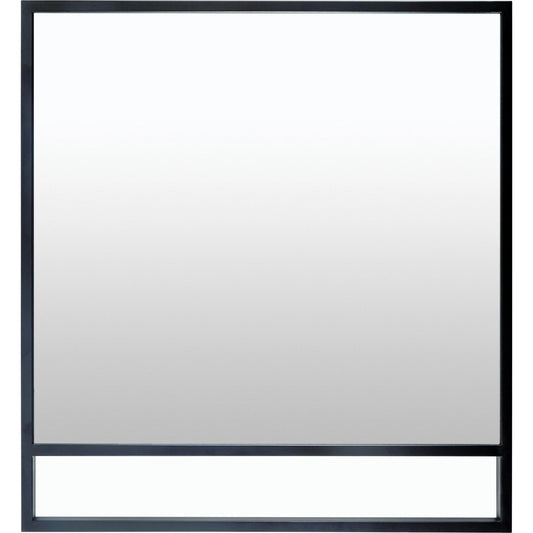 Maxxis Accent Mirror - 530736 by Surya in frame: black and painted. Made from iron in a modern style.