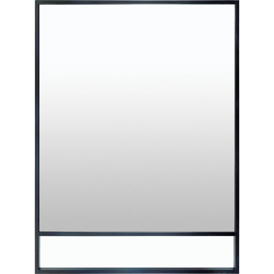 Maxxis Accent Mirror - 530736 by Surya in frame: black and painted. Made from iron in a modern style.