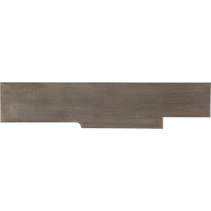 Argos Console Table by Bernhardt in aged brass. Made from metal in a rustic style.