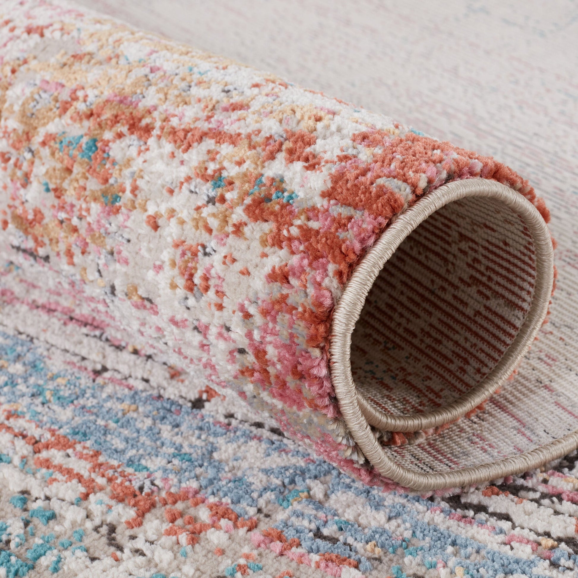 Starla Rug by Vibe by Jaipur Living in multicolor, cream. Made from 78% polypropylene 22% polyester in a unique style.