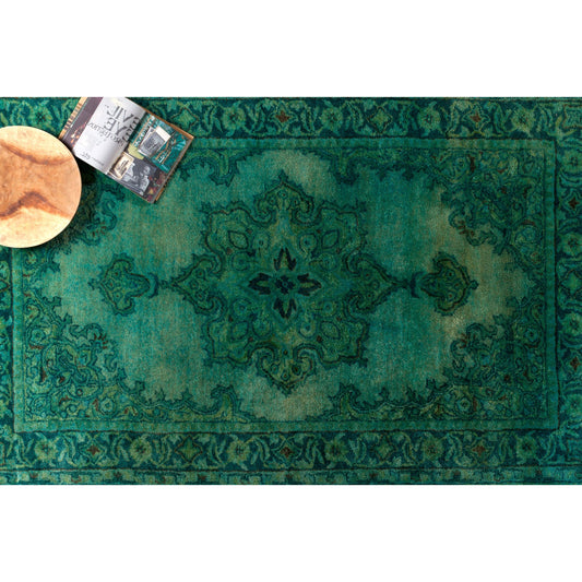 Mykonos Rug - 1087 by Surya in moss, teal. Made from 100% wool in a unique style.