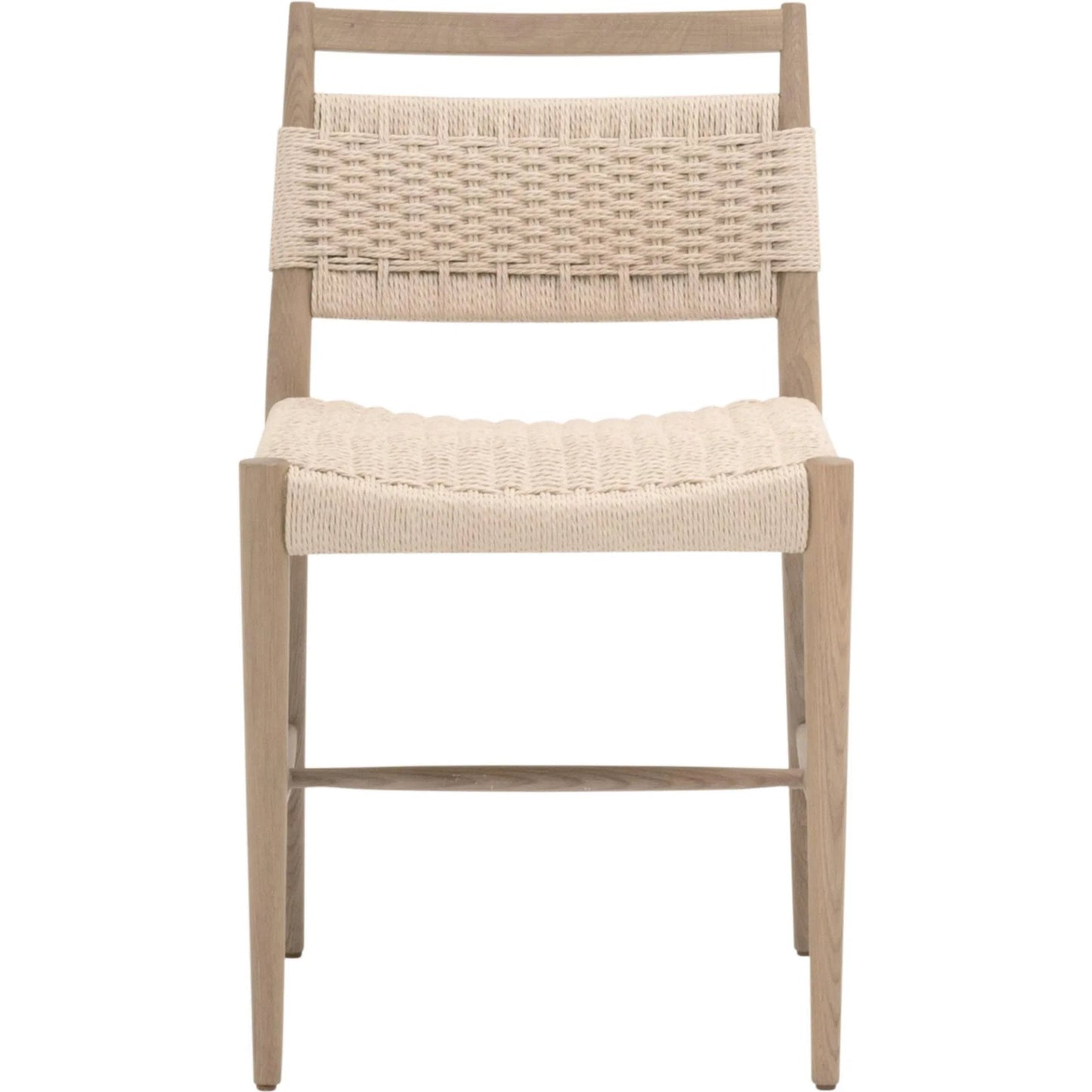002 SI-2544380 | Additional Silo | Myles Dining Chair (Set of 2) by Essentials For Living in blonde paper cord, natural oak. Made from solid oak in a transitional style.