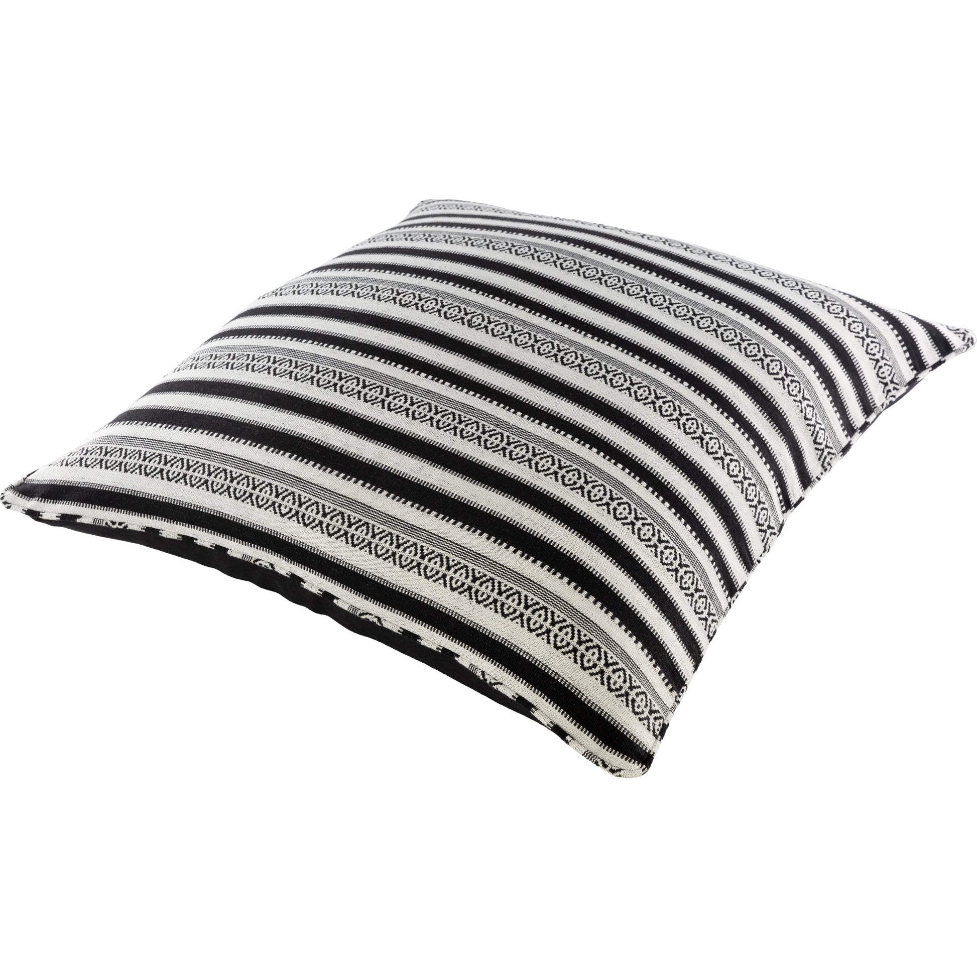 Maya Pillow - 30914 by Surya in black, off-white. Made from 60% cotton, 40% polyester, 100% cotton in a modern style.