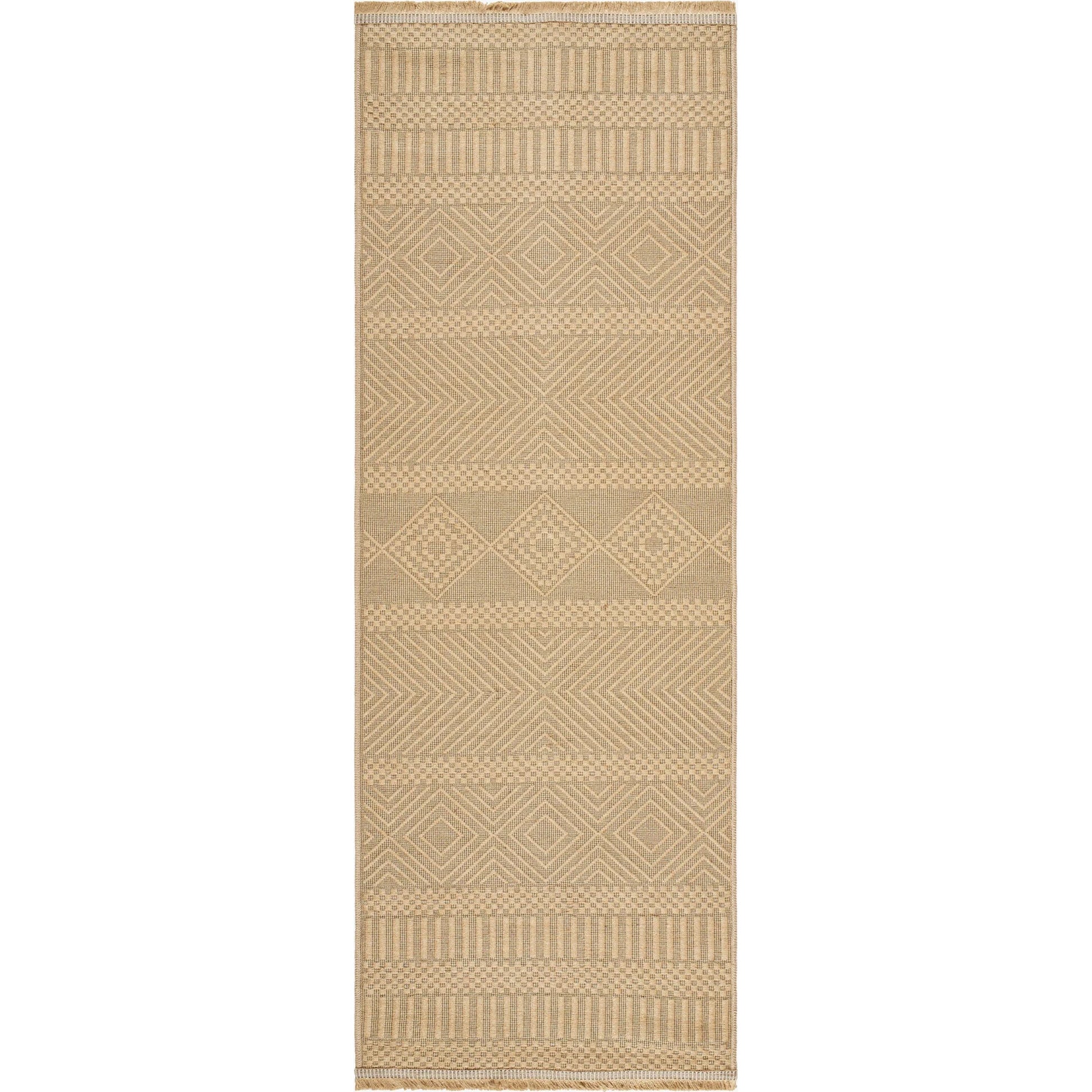 Mystery Rug - 497205 by Livabliss in tan, beige. Made from jute in a unique style.