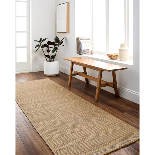 Mystery Rug - 497205 by Livabliss in tan, beige. Made from jute in a unique style.