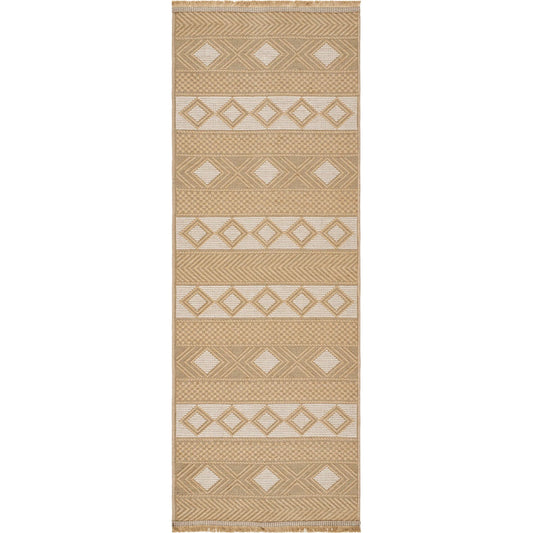 Mystery Rug - 497215 by Livabliss in tan, beige, cream. Made from jute, cotton in a unique style.