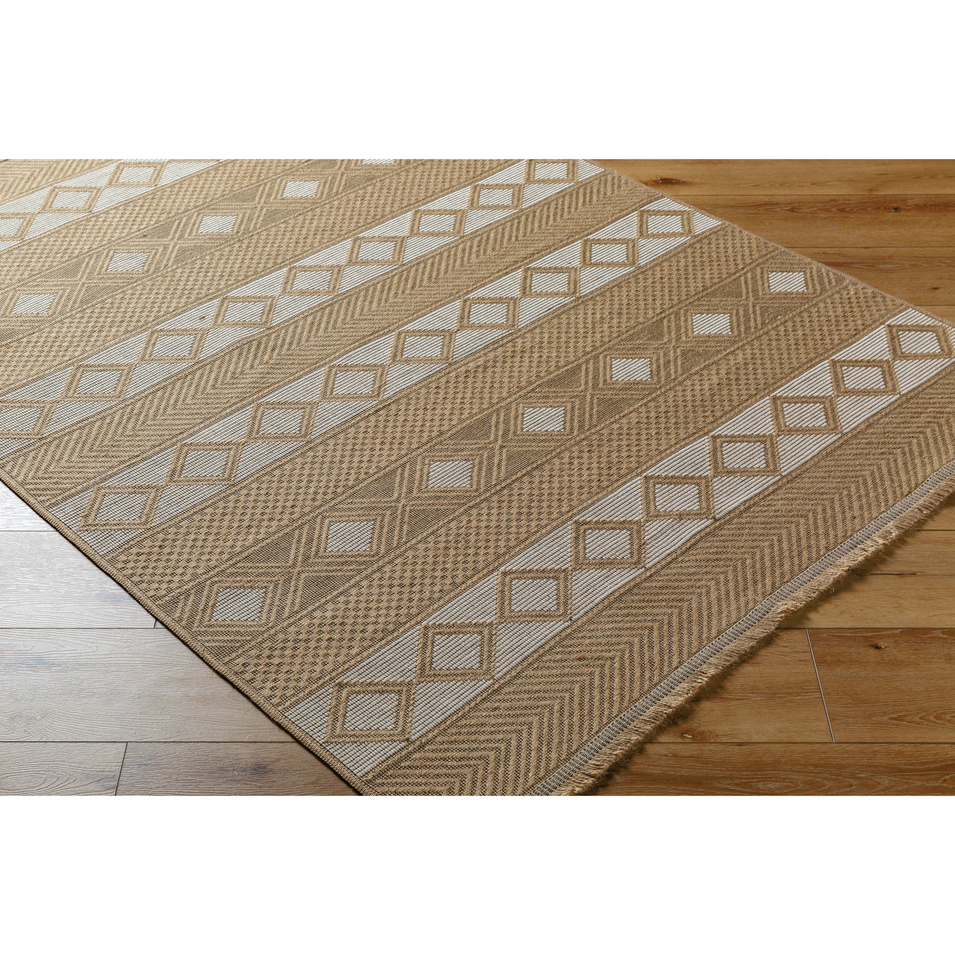 Mystery Rug - 497215 by Livabliss in tan, beige, cream. Made from jute, cotton in a unique style.