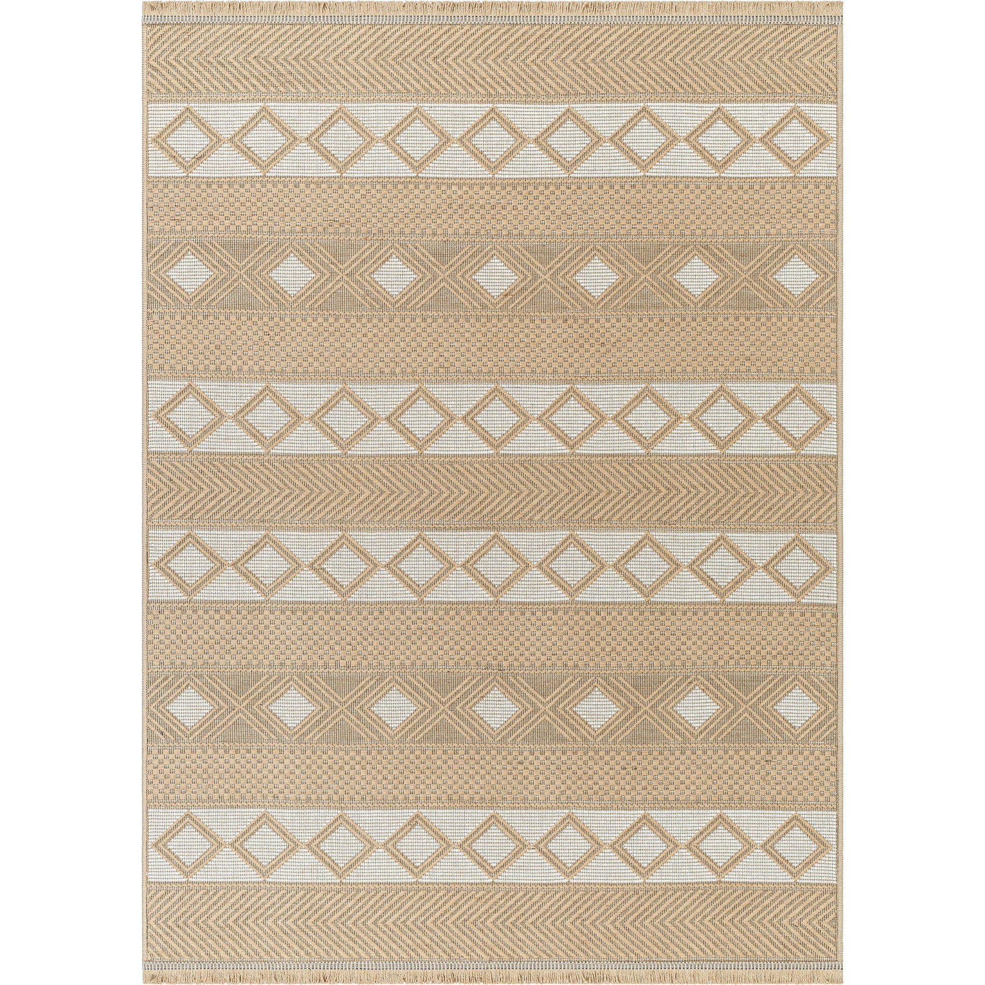 Mystery Rug - 497215 by Livabliss in tan, beige, cream. Made from jute, cotton in a unique style.