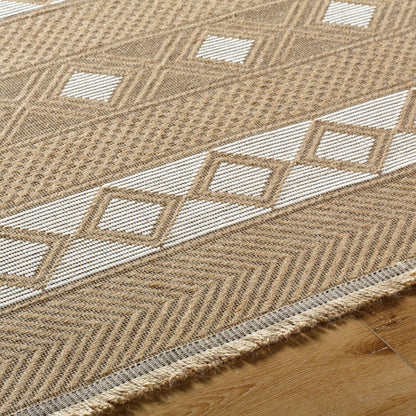 Mystery Rug - 497215 by Livabliss in tan, beige, cream. Made from jute, cotton in a unique style.