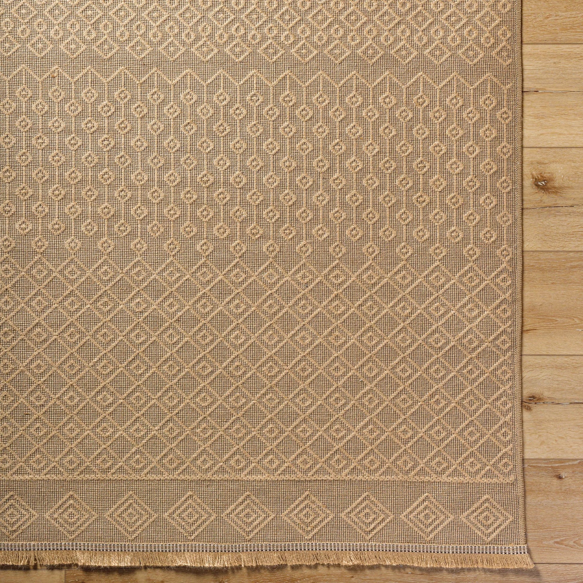 Mystery Rug - 497225 by Livabliss in tan, beige. Made from jute in a unique style.