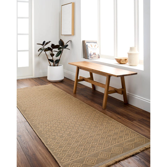Mystery Rug - 497225 by Livabliss in tan, beige. Made from jute in a unique style.