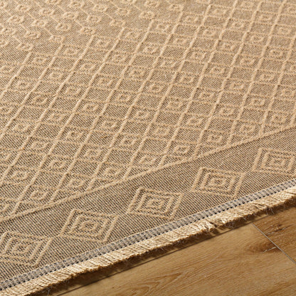 Mystery Rug - 497225 by Livabliss in tan, beige. Made from jute in a unique style.