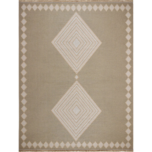 Mystery MYS-2304 Rug by Livabliss in tan, light beige, beige, cream. Made from jute, cotton in a unique style.