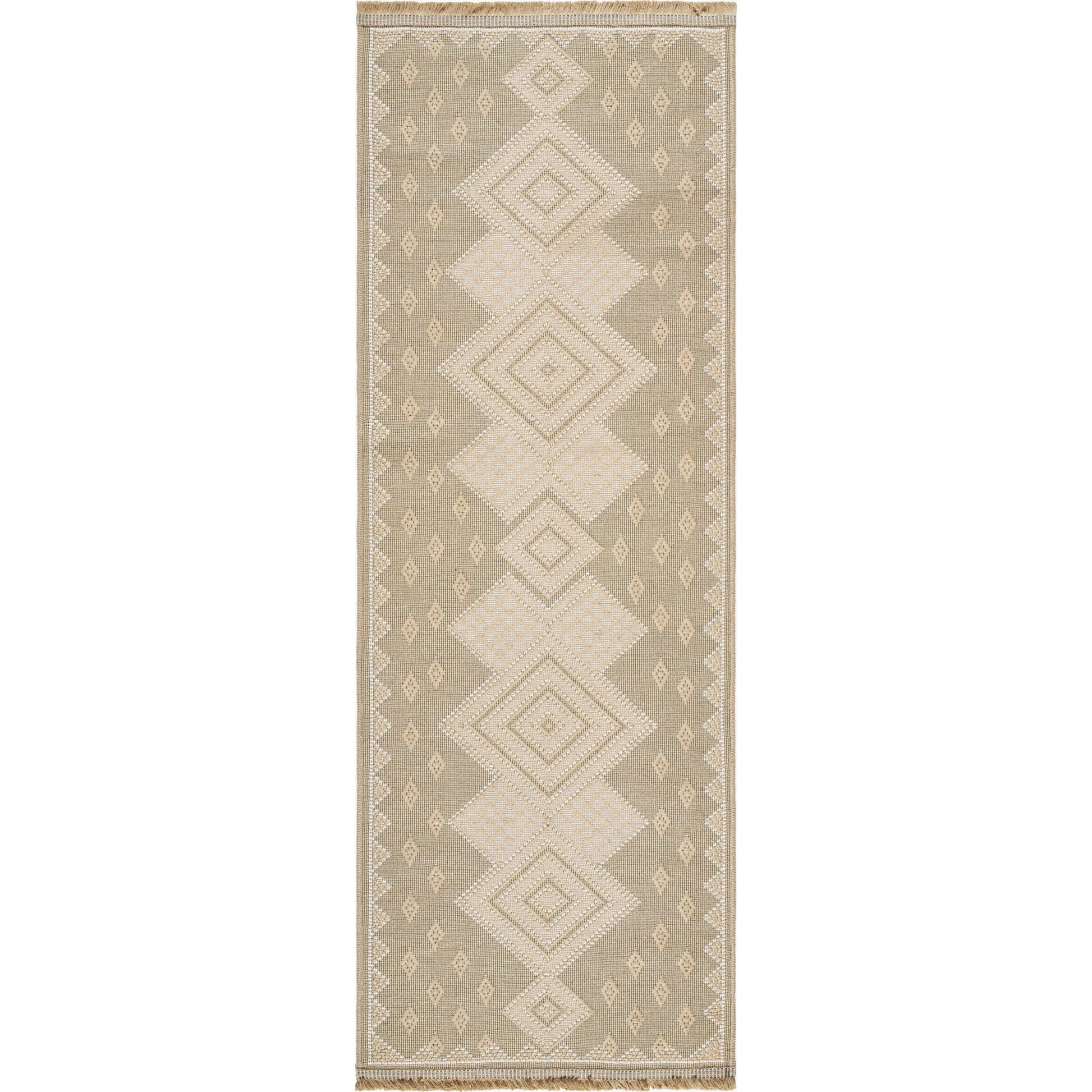 Mystery Rug - 497245 by Livabliss in tan, beige, cream, light beige. Made from jute, cotton in a unique style.