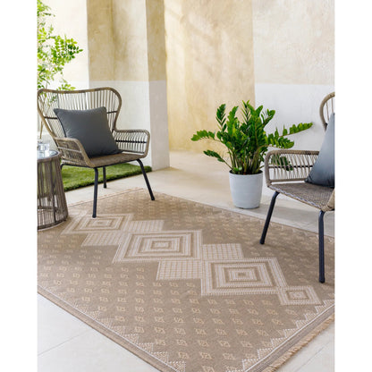 Mystery Rug - 497245 by Livabliss in tan, beige, cream, light beige. Made from jute, cotton in a unique style.