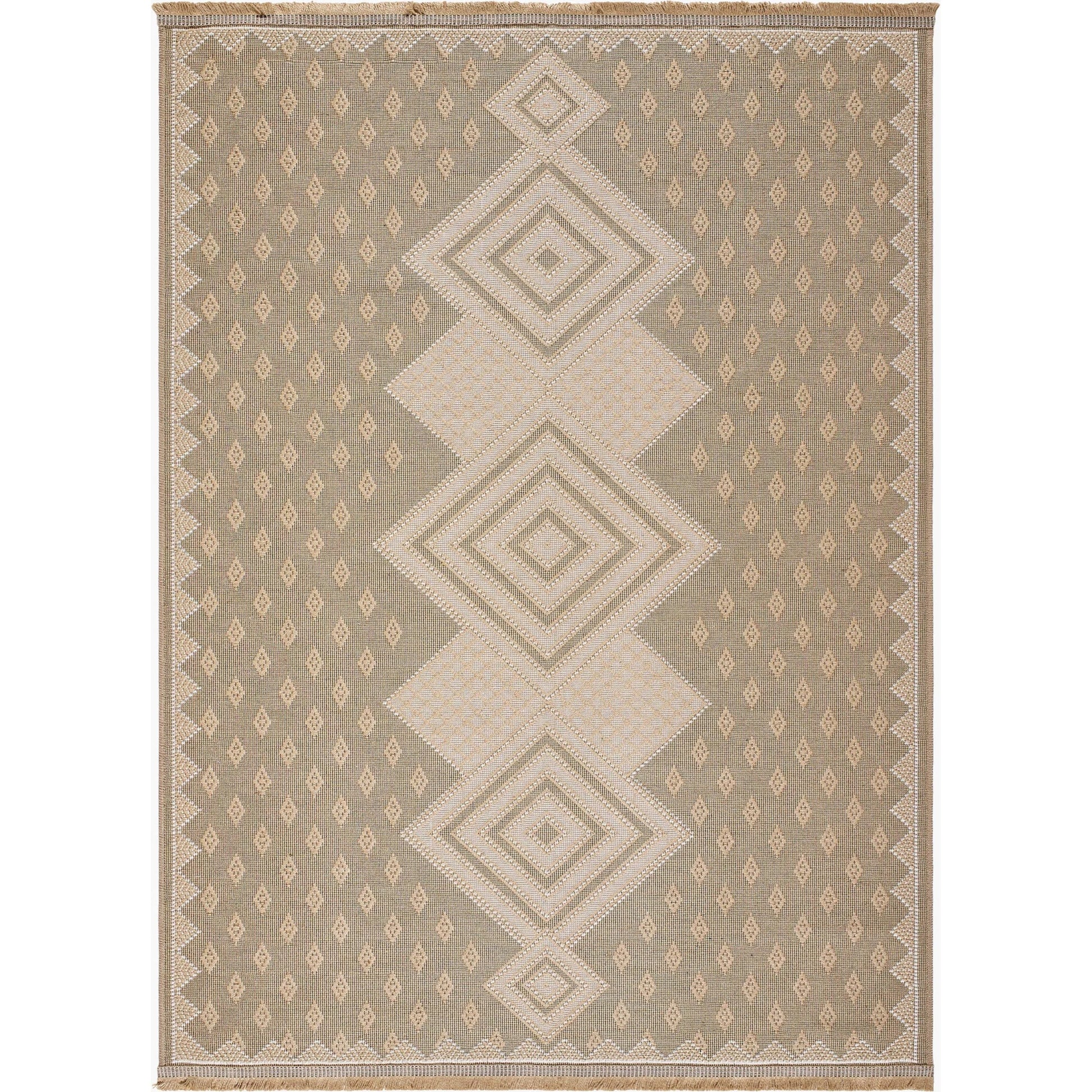 Mystery Rug - 497245 by Livabliss in tan, beige, cream, light beige. Made from jute, cotton in a unique style.