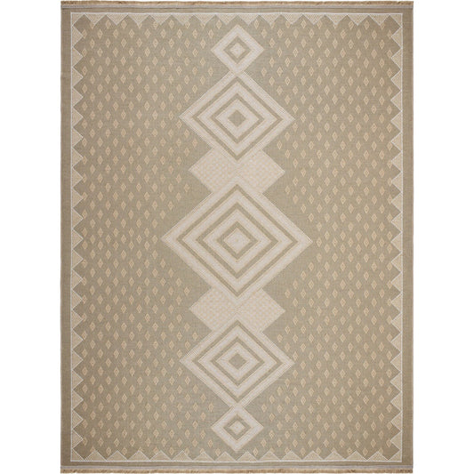 Mystery MYS-2305 Rug by Livabliss in tan, beige, cream, light beige. Made from jute, cotton in a unique style.