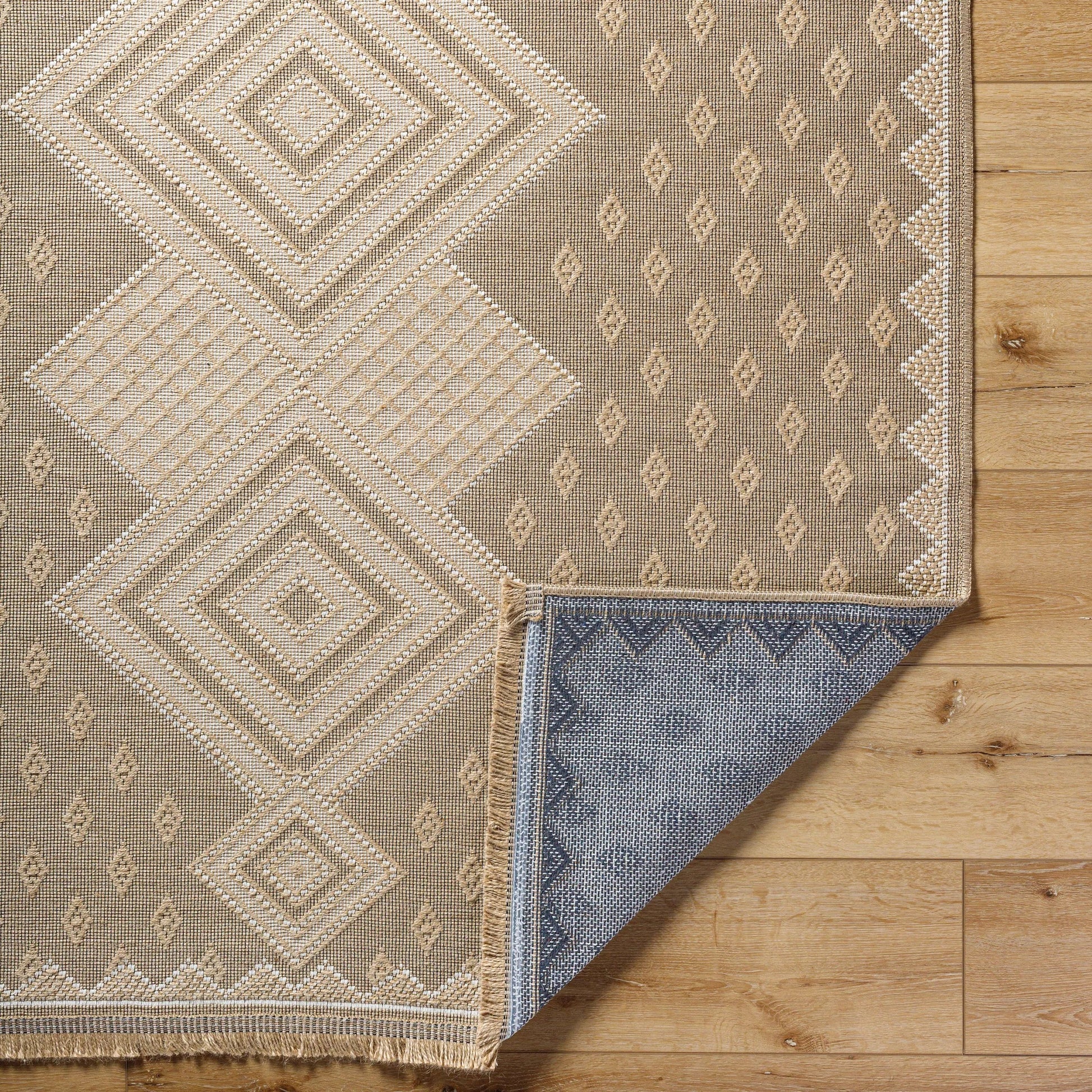 Mystery Rug - 497245 by Livabliss in tan, beige, cream, light beige. Made from jute, cotton in a unique style.