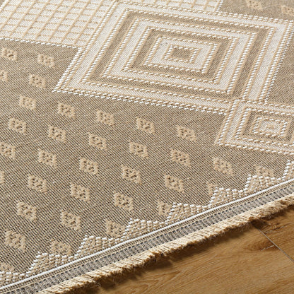 Mystery Rug - 497245 by Livabliss in tan, beige, cream, light beige. Made from jute, cotton in a unique style.