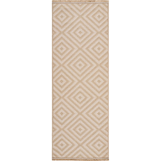 Mystery Rug - 497255 by Livabliss in tan, beige, cream, light beige. Made from jute, cotton in a unique style.