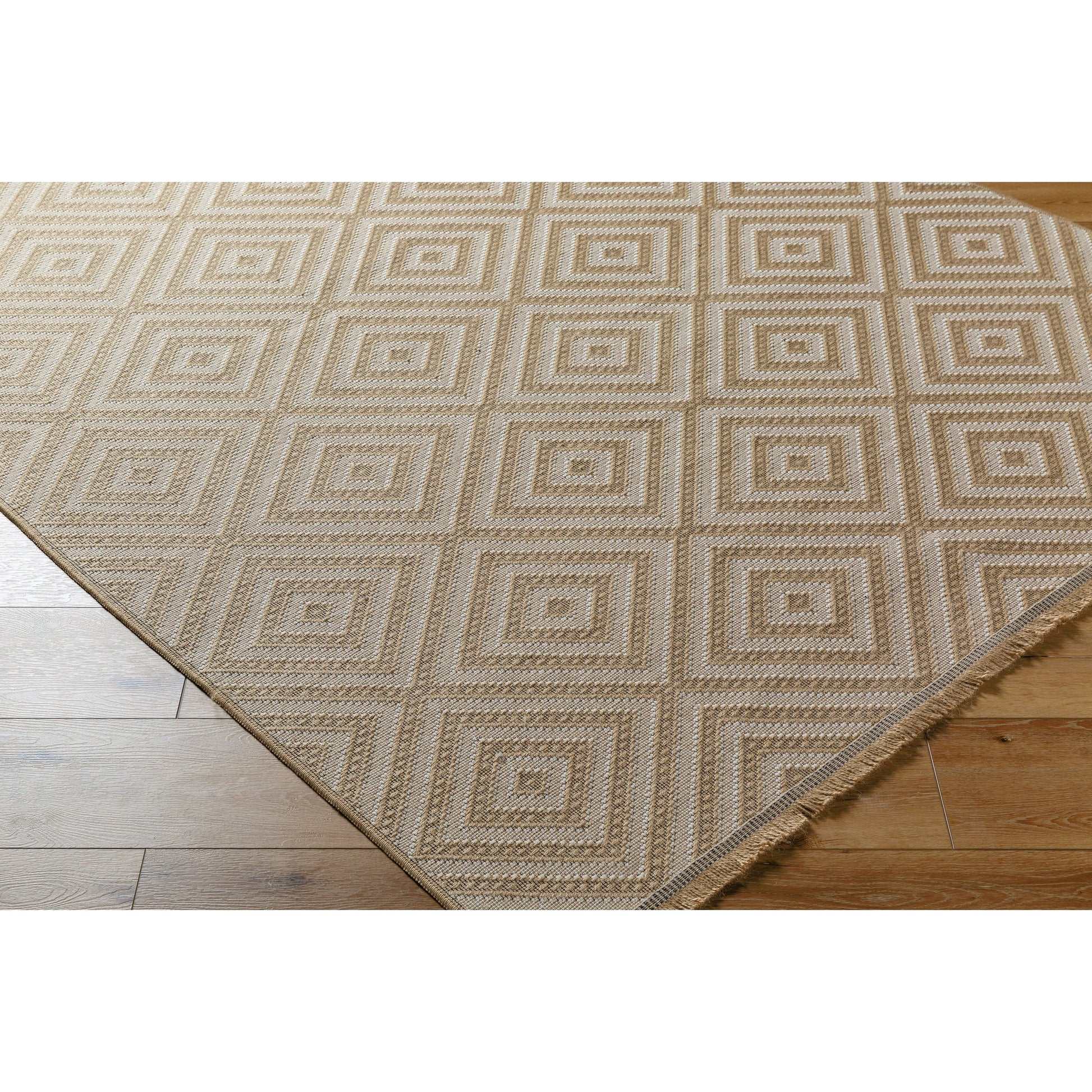 Mystery Rug - 497255 by Livabliss in tan, beige, cream, light beige. Made from jute, cotton in a unique style.