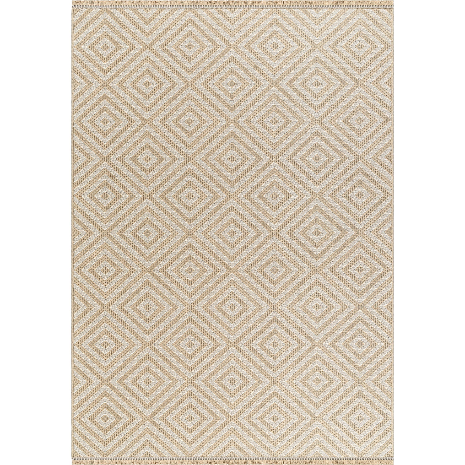 Mystery Rug - 497255 by Livabliss in tan, beige, cream, light beige. Made from jute, cotton in a unique style.