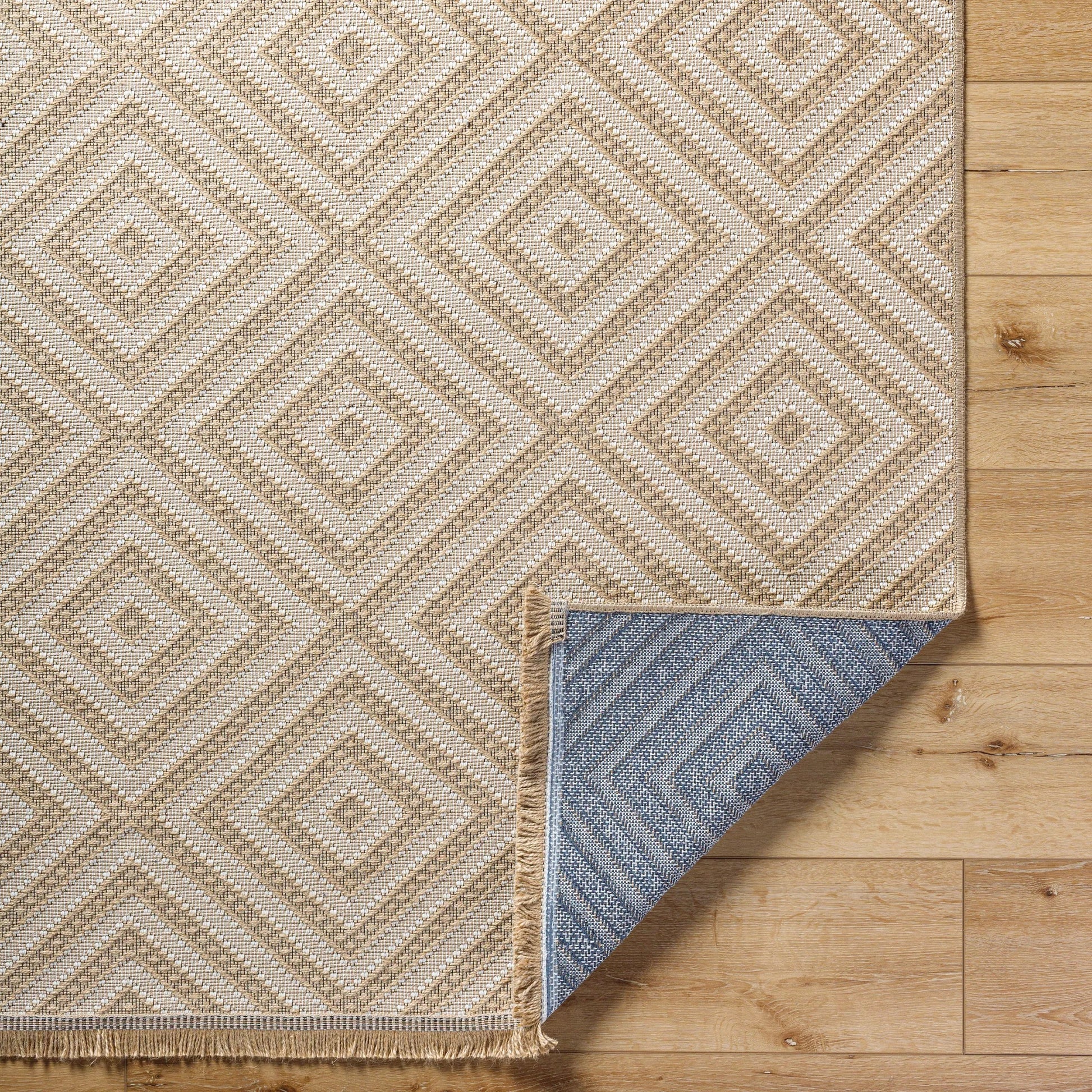 Mystery Rug - 497255 by Livabliss in tan, beige, cream, light beige. Made from jute, cotton in a unique style.