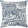 Navy, Beige / 18" x 18"