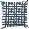 Navy, Beige / 18" x 18"